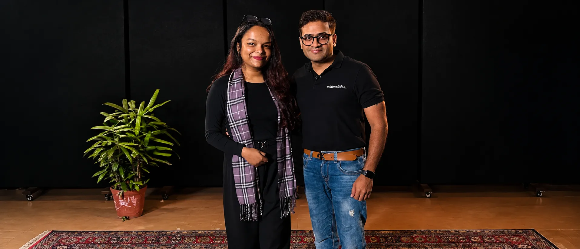 Ajay Binani and Poulomi, authors of Redefining Minimalism