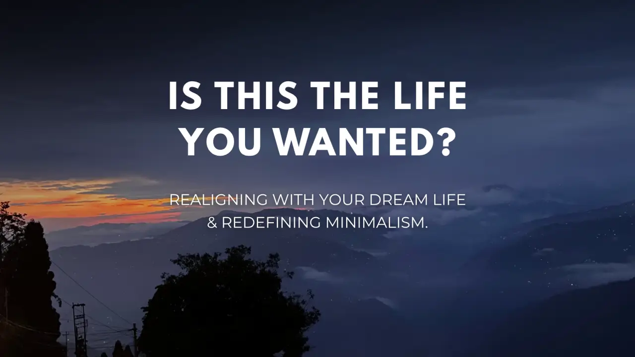 Is This The Life You Wanted?