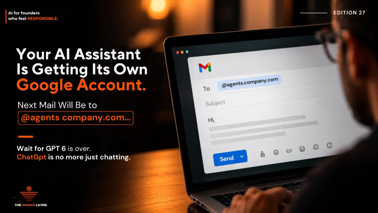 Your AI Assistant Is Getting Its Own Google account – Next Mail Will Be to @agents.company.com